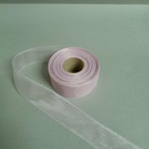 리보너 실키리본 40mm 실크 비단처럼 반들반들 부드러운 리본끈 1롤 45m, 무드바이올렛