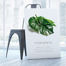 [나무뜰] 플랜트 액자테이블 접이식 밥상 특대 DIF007, 옵션:38.러브인파리