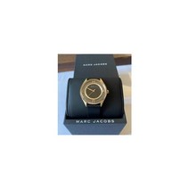 [해외]명품마크제이콥스시계70015507 Marc Jacobs MBM1376 Tether Womens Black Dial Black Leather Strap Watch