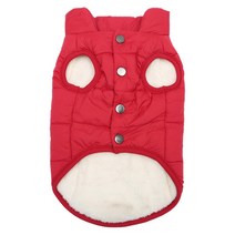 고양이 옷 가을 겨울 따뜻한 고양이 개 스핑크스 부드러운 양털 애완 동물 고양이 조끼 자켓 방풍 코트 새끼 고양이 키티 의류, S, 빨간색