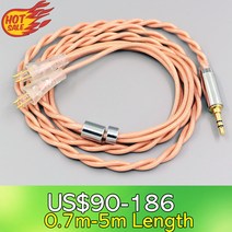 해외구매 이어폰케이블 Type6 756 코어 차폐 7n Litz OCC 이어폰 케이블 FOSTEX TH900 MKII MK2 TH-909 TR-X00 TH-600 헤드폰 LN007, 57.Dual XLR 3 Pole F - 0.7m