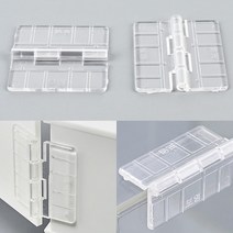 접이문경첩 도어경첩 숨은경첩 플라스틱 경첩 2P