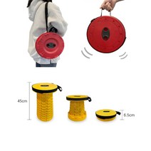 쭈욱 늘어나는 야외의자 휴대용의자 7가지color 최대하중120kg, 블루