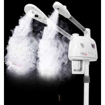 안면스팀기 보습 스티머 미용실 미용 얼굴 마사지 피부 네일샵, (업그레이드 버전) 이중관 고온 및 저온 스프레이