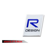 자동차 장식 스티커 사이드 바디 펜더 배지 데칼 볼보 XC60 액세서리, 04 NO.4