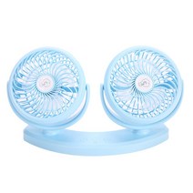 팬 테이블 책상 공기 개인 3 속도 휴대용 4인치 사무실 흰색 작은 조정 가능, blue