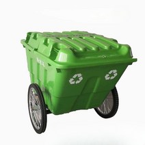 분리수거함 바퀴달린 대형 쓰레기통 공장 업소용 400L, 그레이 400L 덮개없음