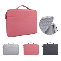 다올 소프트쿠션 노트북 파우치 13인치 15인치 17인치 맥북 그램 삼성, 핑크