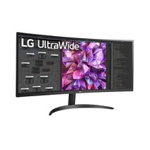 [예약판매 11월30일 발송예정] LG전자 34WQ60C 34인치(86cm) 눈이편한 21:9 WQHD 울트라와이드 커브드 모니터, 기본