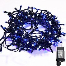WISD String Lights 400 LED 75ft Dual Color Plug in Fairy Lights with 8 Effects and Memory String Li, 1, Blue + White