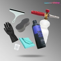 디크로닉 스노우폼 프리워시 카샴푸 APC 고농축 세제 세정제 A 세트, 02 스노우폼 500ml B 세트