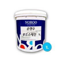 노루페인트 목재 방부목용 순앤수 우드스테인 1L 무광, 밤나무색, 1개