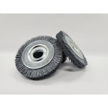 연마사 브러쉬 평브러쉬 원형 실리콘 카바이드