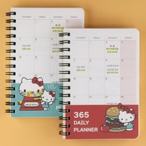 산리오 플래너 아이윙스 산리오플래너 헬로키티플래너 PP 365 데일리플래너 다이어리 스케줄러수첩, 랜덤
