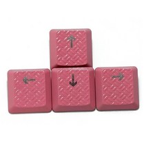 커스텀키캡 gmk 스타일 체리 키캡 DIY 사용자 정의 키보드 키 4pcs 로지텍 G913 G915 g813에 대 한 질감 비 슬립 커버와 ABS 백라이트 GL 촉각 스위치 Key, [04] Pink 2, [03]