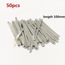 배터리 스폿 용접기 스폿 용접기 장비에 대 한 50pcs 니켈 도금 스틸 스트립 니켈 플레이트 스트랩 스트립, 02 0.1x5x100