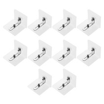 10pcs 홈 아니 드릴 안티 팁 이동식 가구 벽 앵커 책장 아기 교정 스트랩 자기 접착제 어린이 안전 캐비닛, 02 B