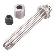 순간온수기 DERNORD-침수 히터 브루 SUS304 2 인치 트라이 클로버 od64 mm 플랜지 3KW 12KW 물 탱크 발열체, [05] 12kw L350MM, [01] Only heater