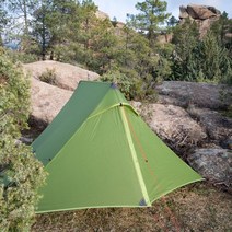 겨울텐트 msr텐트 미니멀텐트 FLAME39S CREED Lanshan 2 Pro 20D Silnylon 경량 인 3 및 4 시즌 배낭 야외 캠핑 텐트, [01] 3 season Grey tent