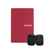 삼성전자 외장하드 Y3 1TB 오로라 레드 + 파우치, 0MB