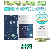 단백왕 단백질 부족 운동 보충제 L로이신 류신 90정 대용량 헬스 루신 데일리 완두단백 유청 농축 단백가수분해물 정 타블렛 알약 남자 남성 BACC 프로틴 가성비 운동후 뉴신 선물