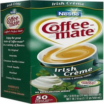 Original Version Coffee-mate Liquid Creamer Singles - Irish Creme - 50 ct, 1