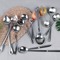 오메가키친 스텐 부페스푼 써빙 볶음스푼 배식 뷔페, 02-2) 천성통부페스푼 (대)