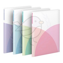 새임 포켓 클리어북 A4 30매 서류파일 A4클리어파일 계약서화일, 분홍(401141)
