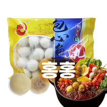 홍홍 중국식품 훠궈 마라탕사리 냉동 피쉬볼(고기소) 완자볼, 1개, 400g