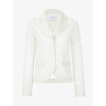 (정식매장판) GIAMBATTISTA VALLI 22SS NEW 지암바티스타발리 여성 마크라메 자켓 (22SSPVCA6025-60RHO 1101) 아이보리