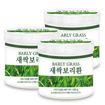 푸른들판 새싹보리환 어린 잎 보리 새싹 환 국산 BARLEY GRASS, 180g, 3통