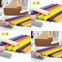 1P 스폰지형 모서리보호대 브라운-대 아기부딪힘방지 모서리가이드 유아안전용품 부딪힘방지스펀지 코너보호대