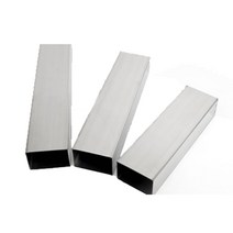각파이프 각관 직사각형 튜브 40mm x 50mm 측면 폭 3mm 1 개 벽 두께 파이프 100/150/200/300/400/500mm L 304 스테인레스 스틸 덕트, [01] 100mm