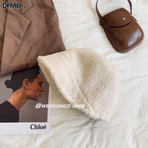 벙거지 여성 코디얼 캡 여성 가을 겨울 보온 물통 화분 모자