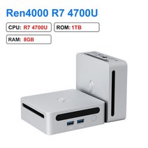 2023GenMachine게임용미니PC Ren40004700U AMDRyzen7CPU2.0GHz 최대Windows10/11DDR4WiFi6신, 048GB1TB_01미국
