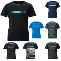 (시마노) SH-096T 반팔 T 셔츠 (형제낚시), BLACK DUCK CAMO L(67702)