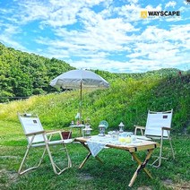 웨이스케이프 폴딩 플랫 커밋 체어 + 보관가방 캠핑체어 낚시의, 01.커밋 체어 아이보리