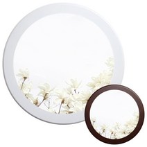 [골든벨] 미니 인테리어 벽거울 21cm (2종), 7196화이트