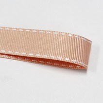 카네이션리본 선물포장리본 꽃포장리본 골지 스티치 리본 (폭 25mm/40mm/50mm 길이 45m), 19(살구), 25mm