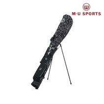 엠유스포츠 캐릭터 스탠드 하프백 MU21C3AB301, BLK