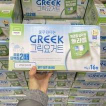 코스트코 풀무원 다논 그릭 요거트 95g x 16개입, 아이스박스포장