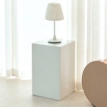 클로버 철제 디스플레이박스 전시다이 촬영소품 사각스툴 스틸 진열대 3size