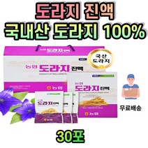 도라지진액 도라지 농축액 국내산 100% 선물 어른 노인 할머니 할아버지 목 기관지 관리 당귀 계피 대추 뽕나무잎 칡 작약 영지버섯 사철쑥 함유 액상 파우치 중년 노년기 건강 관리