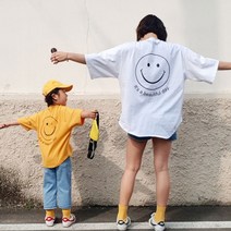 키즈 아동 반팔 가족티 패밀리룩 커플티 gb스마일박스