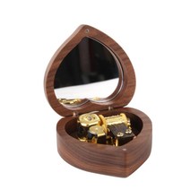 027+ 별별탐구생활 우드 하트 오르골 캐논 Canon 월넛