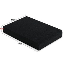 방음패드 방음재 방음매트 30x17x4CM 300x200x4.5CM 방음 폼 스튜디오 모니터 스피커 음향 절연 폼 아이솔, 300x170x40mm, 300x170x40mm