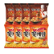 빙그레 꽃게랑 불짬뽕맛 70g 4개 + 꽃게랑 70g 4개, 꽃게랑 불짬뽕맛 70g  4+ 꽃게랑 70g  4, 본상품선택