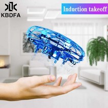 드론 무선 kbdfa 미니 헬리콥터 ufo rc drone 적외선 손 감지 항공기 전자 모델 quadcopter flayaball small drohne kids toys, ufo 컬러풀 그린