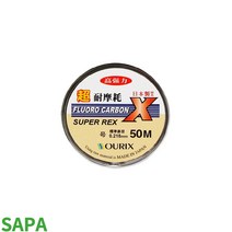 올콕싸파 오릭스 슈퍼 렉스 민물 낚시줄 50m 11종 택1 낚시 대줄 보조도구 용줄 낚싯 공구+allcokㅍㄱ, 옵_2.5호