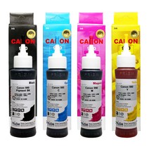프리즘 캐논 GI-990 G1900 G1910 G2900 G2910 G3900 G3910 G4900 G4910 호환 무한 리필 잉크, 1개, CANON 990 4색 (검정 안료+컬러 염료) 1세트